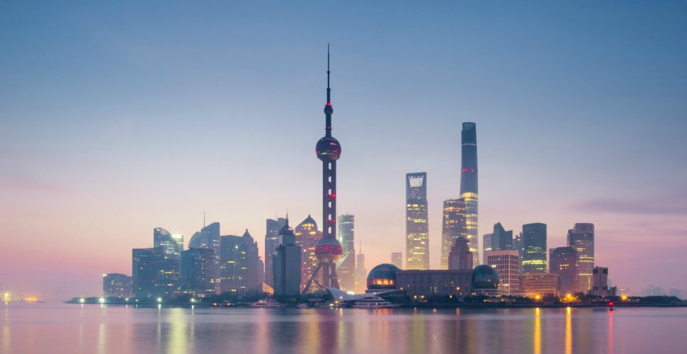 The Oriental Pearl TV Tower The Sparkling Pearls in The China Sky